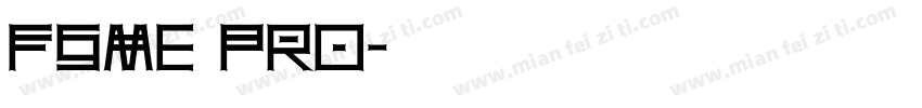 fsme pro字体转换